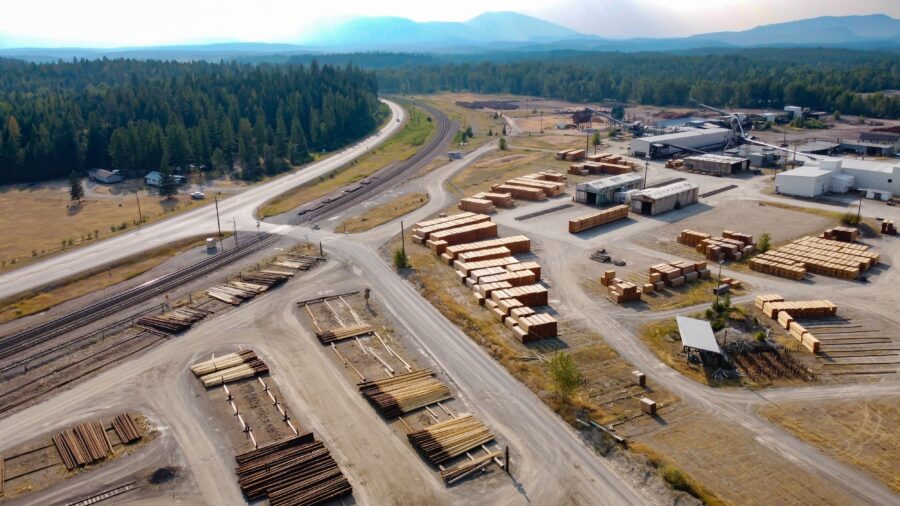 Photo of a Lumber Wholesale yard