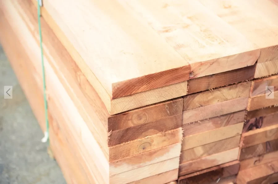Pile of dimensional lumber